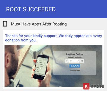 Quá trình root android 6.0 thành công