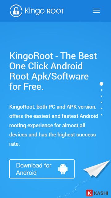 Root Android với apk KingoRoot mà không cần kết nối với PC