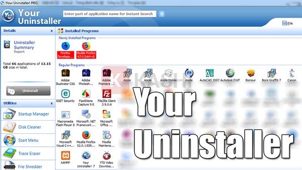 Download Your Uninstaller - Phần mềm gỡ bỏ cài đặt ứng dụng