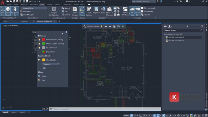 Giao diện phần mềm Autocad Electrical 