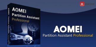 Phần mềm AOMEI Partition Assistant Professional Edition